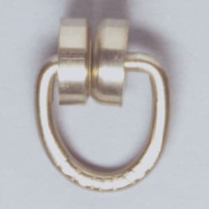 Rollringe klein, Messing vernickelt