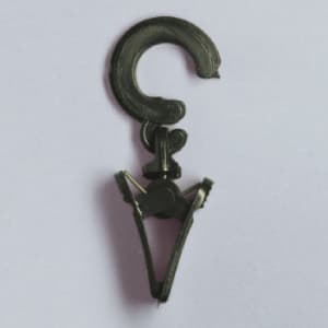 Haken mit Klammern, PL schwarz