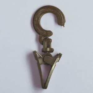 Haken mit Klammern, PL braun
