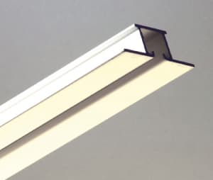 Einbauschiene 741A U-Profil, 1-läufig