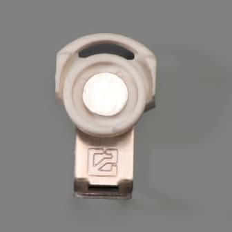 Laufrolle mit Metallöse für C-Profil,
