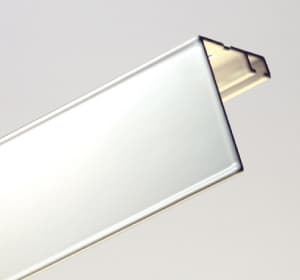 Aufbauschiene, Aluminium Profil 1-läufig