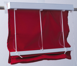 Raff-Vorhang-Garnitur Technik, ohne Stoff, 140cm