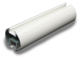 Rohrschiene-Innenlauf 20mm Aluminium | - 600cm - weiß
