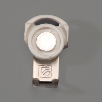 Laufrolle mit Metallöse für C-Profil, | PL weiß - 10x10Stk-Stangen oder 100Stk