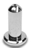 Mittelträger verstellbar 50-70mm | Messing vernickelt f. Seilspanngarnitur